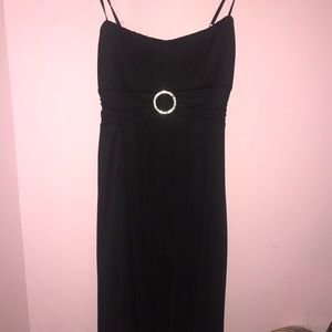 Flowy black dress